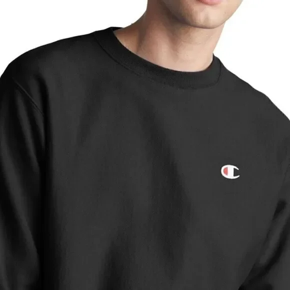 CHAMPIONREVERSE WEAVE CREWNECK C LOGOSWEATSHIRT HEAVYWEIGHT BLACK UNISEX